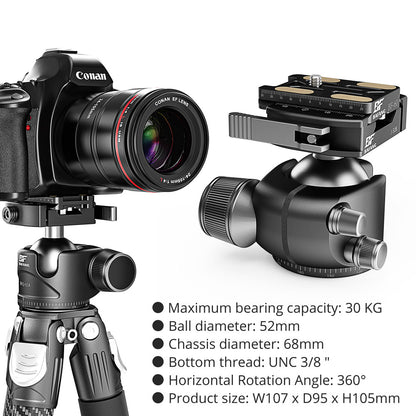 tripod ball head AQ-52A-BFJ-50B