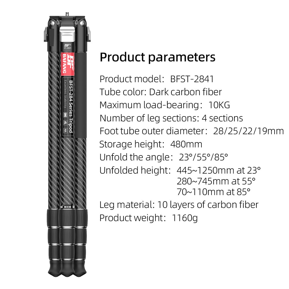 AST-2841 carbon fiber tripod