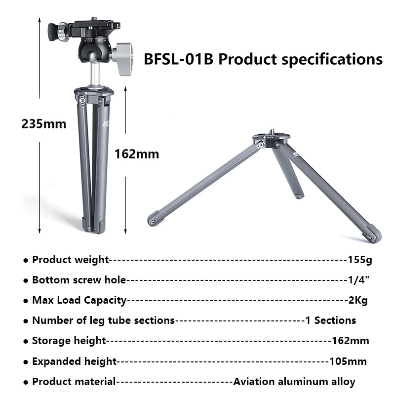 ASL-01B Desktop Video Tripod