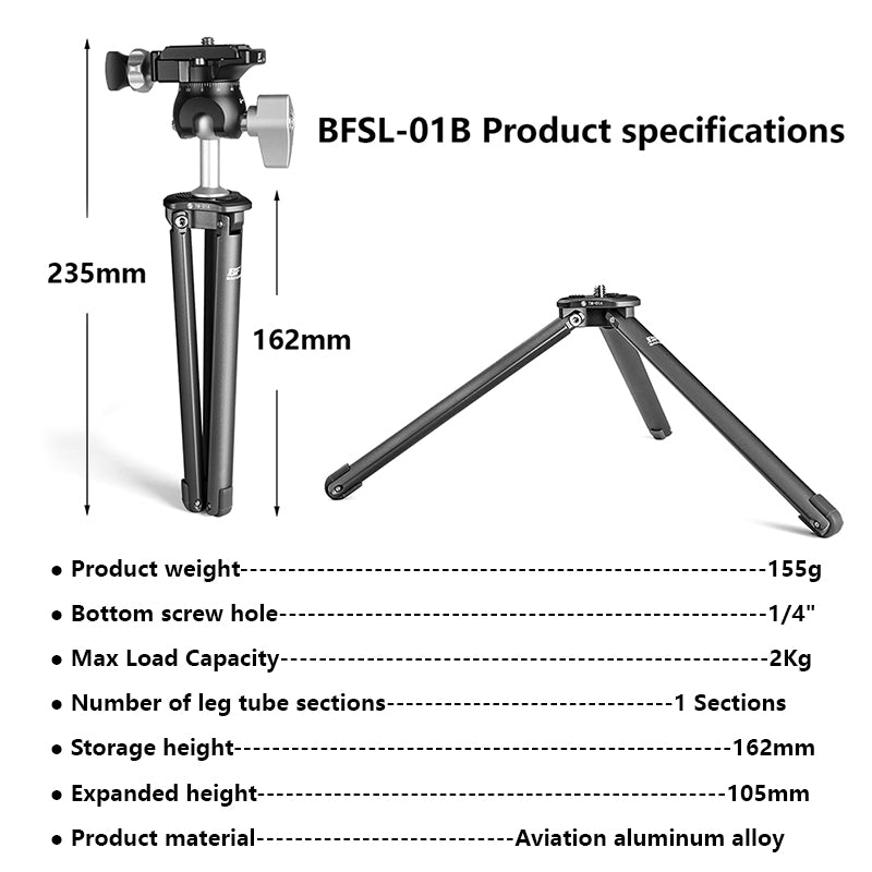 ASL-01B Desktop Video Tripod